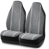 Road Comforts front seat full view showing fit and finished cabin look