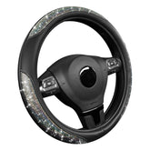 Road Comforts front view of black glitter cover adds style and protection