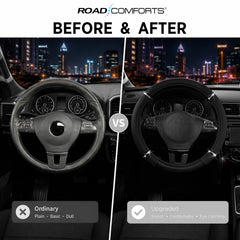 Road Comforts installed on wheel demonstrating improved control and handling