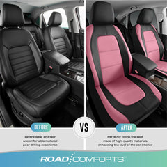 Road Comforts detailed airbag seam, safety-compatible seam separation