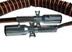 Road Superior cable connected to truck tailgate demonstrating reliable power and easy routing