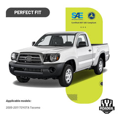 ROADEAL passenger-side headlight assembly installed for matching appearance and performance
