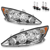 ROADEAL front view of assembled headlights showing OE fit and clearer beam