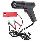 ROADGIVE front view of timing light showing compact pistol design and easy controls