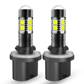 ROADLIT front view of 880 fog bulb showing plug and shape, quick fit benefit