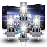 ROADLIT front packaging showing complete four-bulb set and benefits