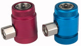 Robinair 18124 front-facing couplers showing compact design and easy connection benefit