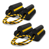 ROBLOcK front pair arrangement showing yellow reflective tape and solid support