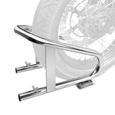 ROBLOCK front view mounted on floor showing secure tire hold and stability