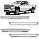 ROCCS front marker clear lens showing precise OEM fit and brighter look