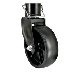 rockane front product view showing black dual wheels with sturdy mount and improved maneuverability