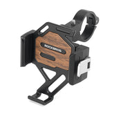 ROCKBROS front view on handlebar showing secure mount and visibility