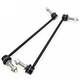 Rockplanet front sway bar links front view showing both pieces and fitment benefit