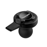 Rokform ball adapter front view showing compact design and secure lock