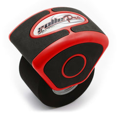 Rollepro red roller front view showing ergonomic handle and wheel benefits