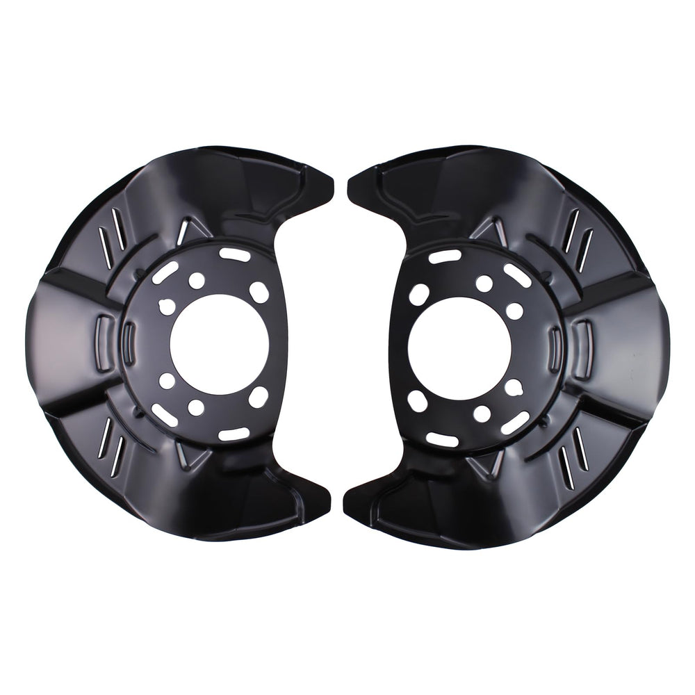 Roneeson front view of both shields showing full coverage and protection