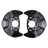 Roneeson front view of both shields showing full coverage and protection