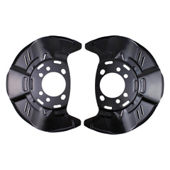 Roneeson front view of both shields showing full coverage and protection