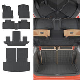 Rongtaod front floor mats installed in Ford Explorer protecting footwell