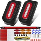 RONSTA front oval taillight showing bright LEDs and improved rear visibility