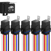 Ronybuy front packaging showing five relay harnesses and product label benefit