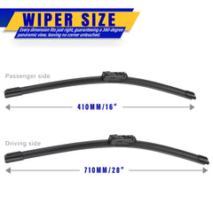 Rooppa close-up of rubber edge for clean streak-free wiping