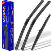 Rooppa front packaging showing three-blade kit and contents for easy replacement