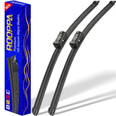 Rooppa front packaging for GMC Sierra 22-inch blades showing contents and benefits