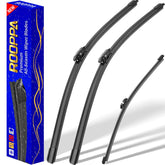 Rooppa front packaging showing complete three-piece wiper set benefit