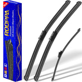 Rooppa front packaging showing full Tiguan wiper set and fitment benefit