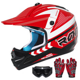 Roozo helmet front view showing full-face protection and clear visor benefit
