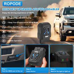 ROPODE AFM disabler connector close-up highlighting plug quality and reliable contact