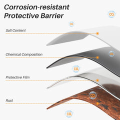 Rosemeek applied to trailer chassis demonstrating corrosion protection benefit