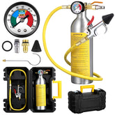 Rossesay front packaging showing full flush kit, clear organization and portability