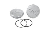 Rough Country front view of aluminum ball joint cap showing clean finish and protection