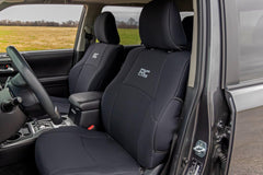 Rough Country fit and console detail showing precise installation and seamless appearance