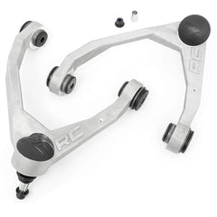 Rough Country front view of forged upper control arm showing solid one-piece strength