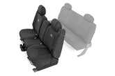 Rough Country front seat cover front view showing protective fit and clean look
