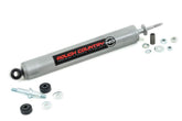 Rough Country N3 front-mounted stabilizer showing fitment and improved steering control