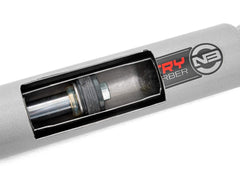 Rough Country piston rod seal detail demonstrating spring-loaded durability and weather resistance