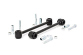 Rough Country rear sway bar links front view showing fitment and included hardware benefits improved handling