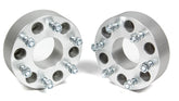Rough Country wheel spacer front view showing two-inch width and fitment benefit