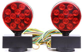 ROULER front view of tow light kit showing lens and housing for clear signaling