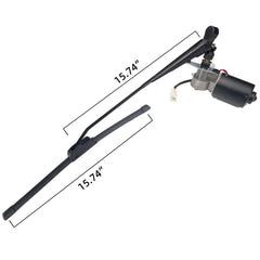 ROVIKE close-up of wiper arm and blade highlighting durable edge
