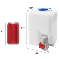 ROVIKE washer bottle beside ruler showing compact 1.5L capacity