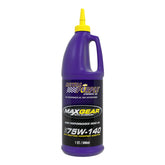 Royal Purple MAX GEAR front label showing product and benefits