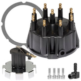 RPS distributor cap front view showing terminals for improved conductivity