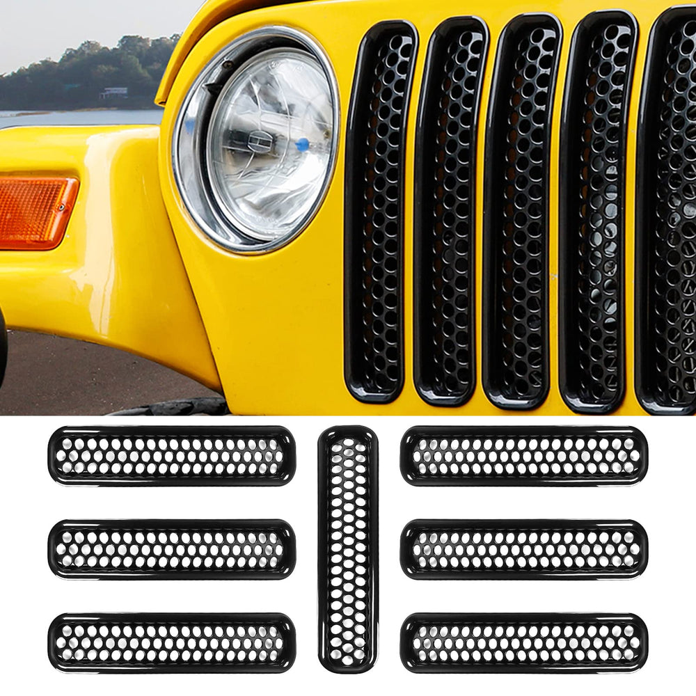 RT-TCZ front grille full view showing clean honeycomb look and improved appearance