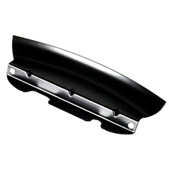 Rudyness installed on Street Glide showing reduced airflow and rider comfort benefit