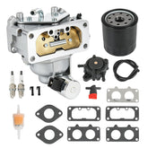 RUIANOMG carburetor front view showing mounting points and fit benefit